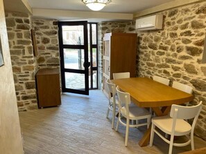 Apartment, 1 Bedroom, Smoking | Dining room - White Stone Apartments - Ground Floor (Sithonia)