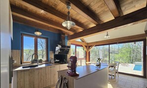 Private kitchen - Perigord house, pool, pets allowed (Jumilhac-le-Grand)