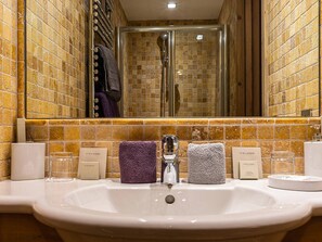 Bathroom - Luxury 112m² Apt in Courchevel 1850 - Central Location - 6 Guests - Near Slopes (Courchevel)