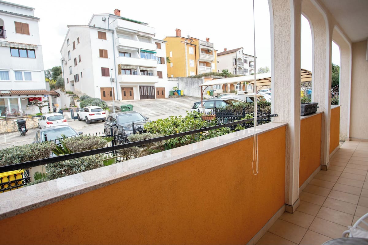 Standard-studiolejlighed (Lovely Studio Apartment 4 Vrsar) | Balkon