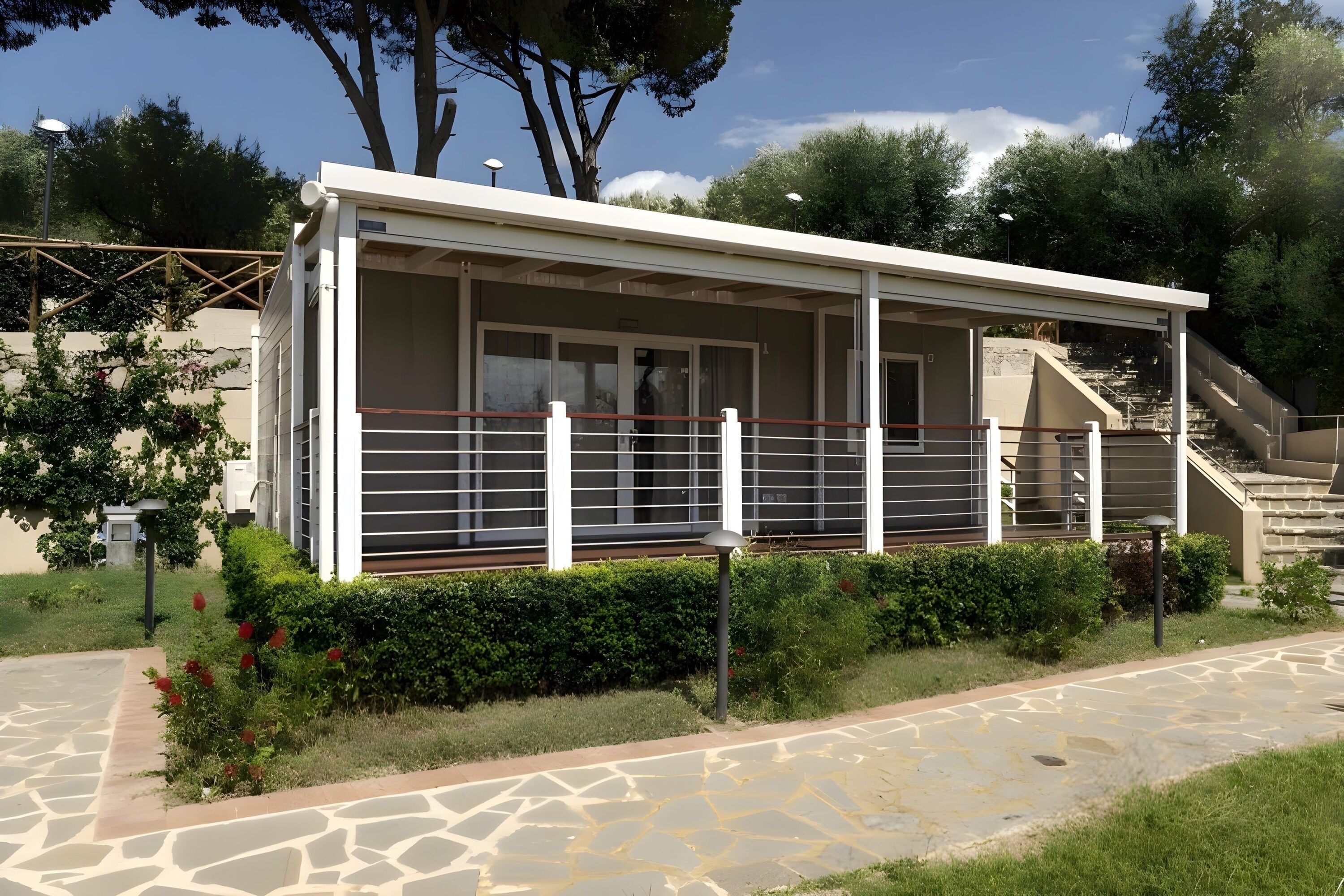 Mobile Familienunterkunft, Mehrere Schlafzimmer, Meerseite (Sea View - 40 Parallelo Deluxe) | Aussenbereich