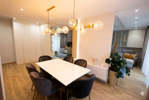 Premium Apartment, Balcony, River View | Interior - Riverside Premium Apart with Oder Views (Wrocław)