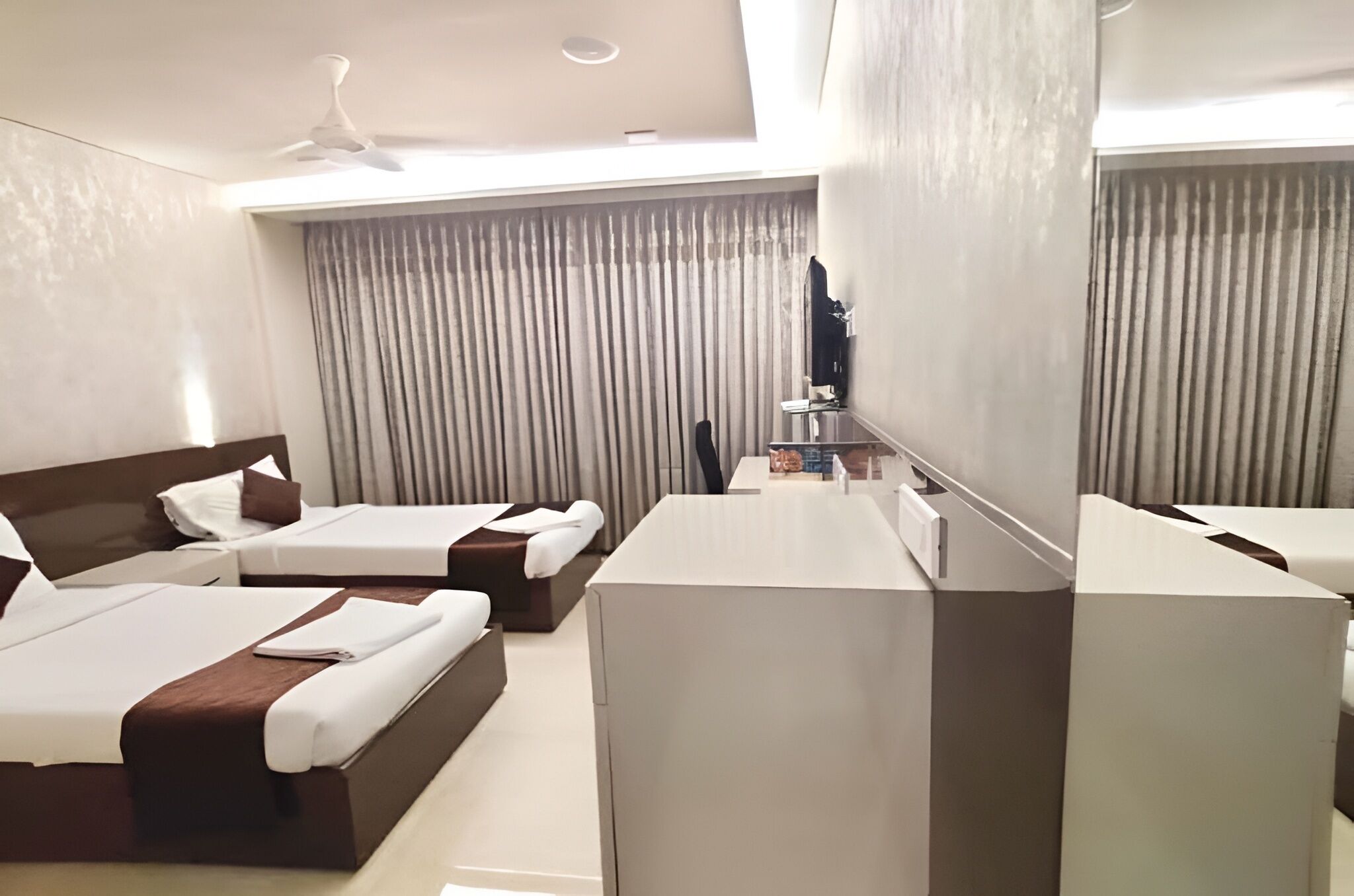 Deluxe-værelse med dobbeltseng eller 2 enkeltsenge - byudsigt