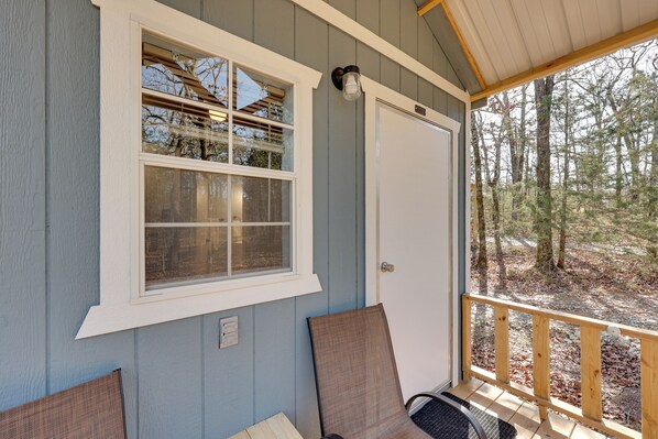 Interior - Quiet & Cozy Ouachitas Mtns Cabin w/ Trail Access (Mena)