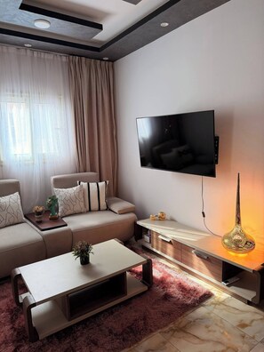 Apartment, 2 Bedrooms, Patio | Living room - Charming 2-bedroom Apartment in Downtown Hurghada (Hurghada)