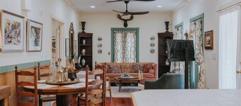 Charming cottage on 8 acres of peace & tranquility just a short drive from town.