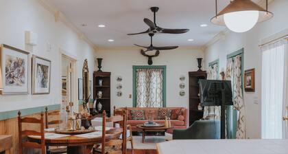 Charming cottage on 8 acres of peace & tranquility just a short drive from town.