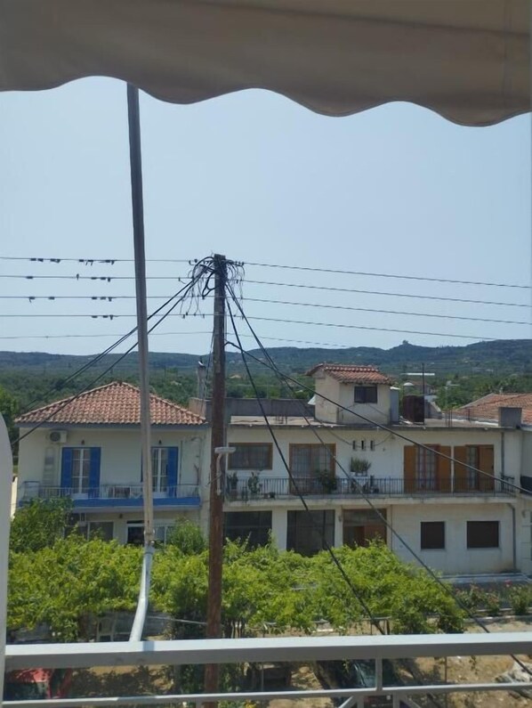 Dubbelrum - balkong - utsikt mot bergen | Boendeområde