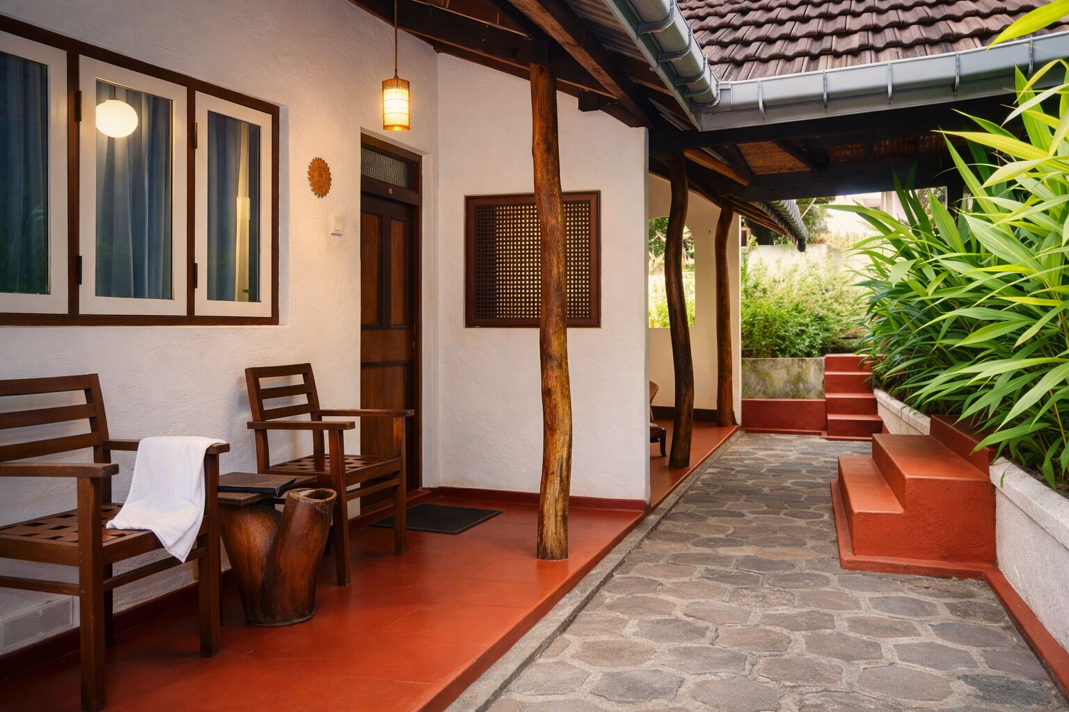 Comfort-dobbeltværelse | Overnatningsstedets facade