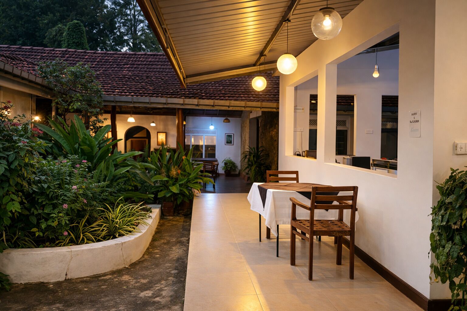 Restaurante al aire libre
