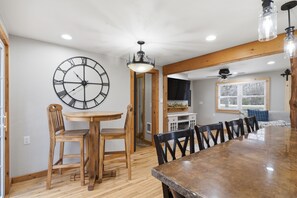 Dining - Welcome to Turkey Ridge Cabin Sitting on 12 Acres in Cedar Falls, IA (Cedar Falls)