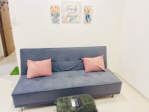 Interior - 2-bedroom corporate suite with swimming pool, gym, wifi, AC (Gandhinagar)