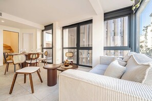 Living area - Amazing Duplex Apartment With Terrace in Monaco-beausoleil (Beausoleil)