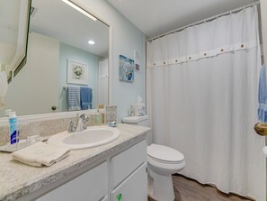 Bathroom - Indies House 408 | Ocean-View + Pool Access (Ormond Beach)
