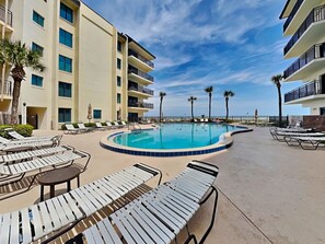 Pool - Indies House 408 | Ocean-View + Pool Access (Ormond Beach)