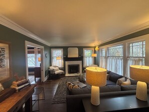 Living area - New listing. Renovated craftsman. One block from greenlake. Sleeps 8. (Seattle)