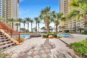 Indoor pool, a heated pool - 🌊Large Balcony-Gulf Views-Multiple Pools-Shores of Panama 925🌊 (Panama City Beach)
