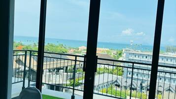 Apartamento, 3 quartos, acessível, para fumantes | Sacada