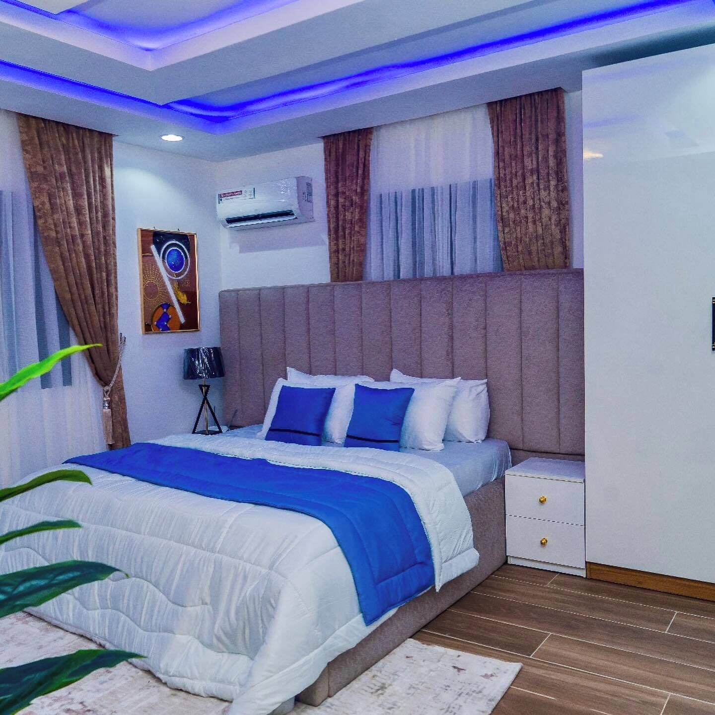 Family Apartment, Balcony, City View | In-room safe, desk, laptop workspace, blackout curtains