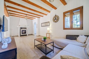 Fernseher, Kamin