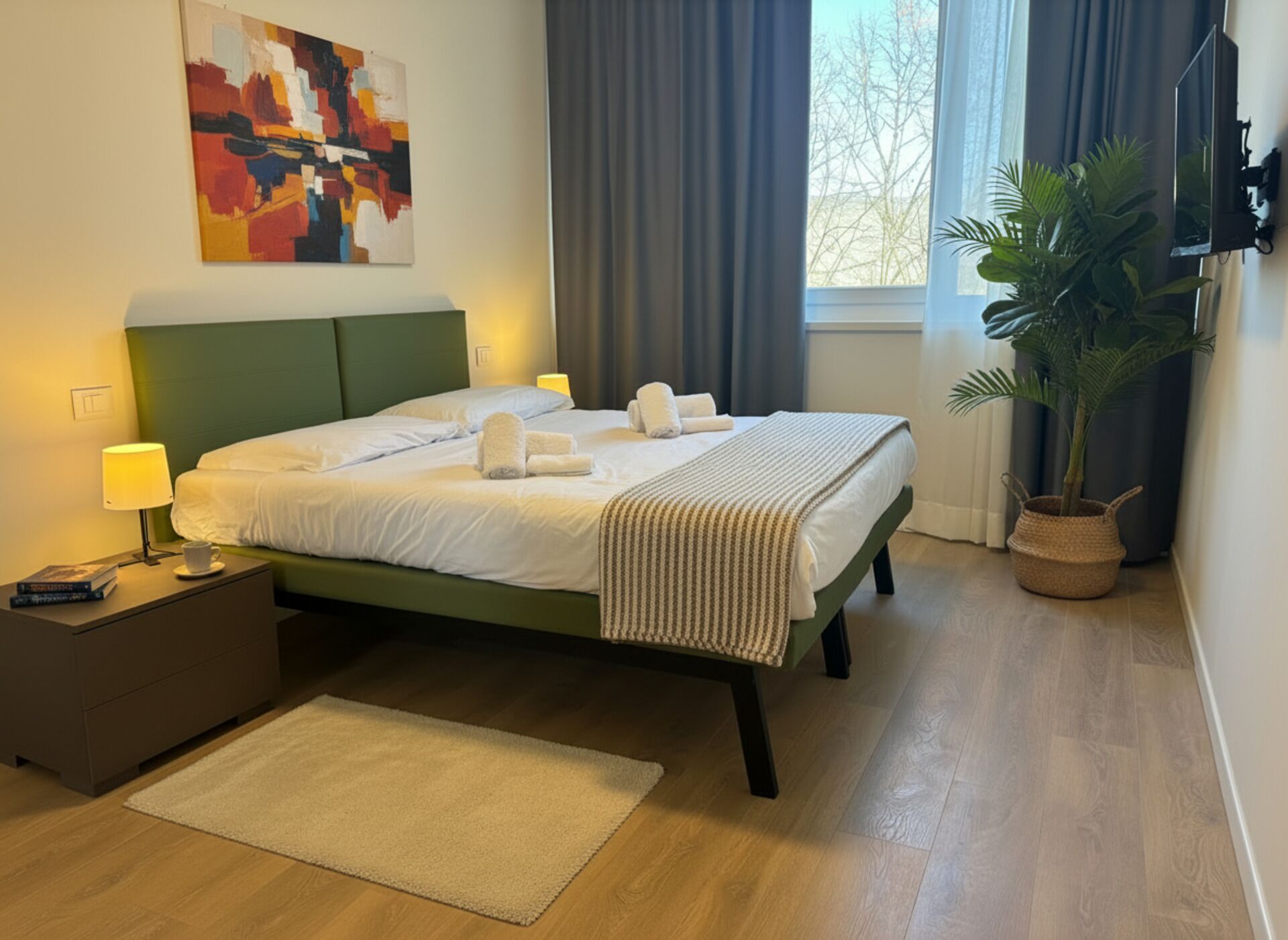 2 chambres, Wi-Fi, literie fournie