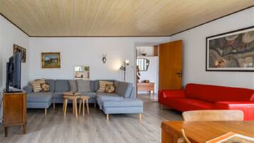 Ferienhaus, 2 Schlafzimmer, Raucher, Balkon | Wohnzimmer