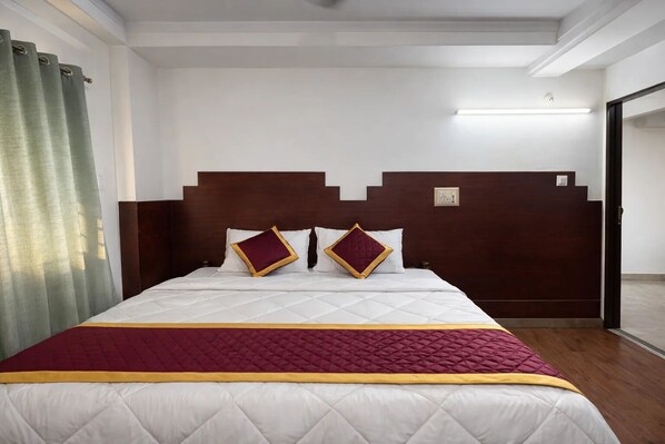 Quarto casal conforto, vista para a cidade