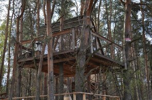 Balcony - Treehouse - Leśna Przystań (Rudka Gołębska)