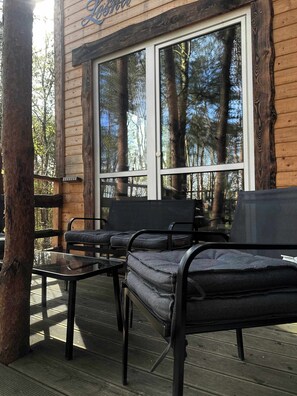 Terrace/patio - Willa na Drzewie - Leśna Przystań (Rudka Gołębska)