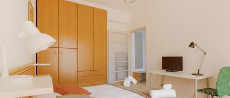 2 bedrooms, iron/ironing board