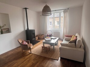 Living area - House Pléneuf Val André, 5 minutes from the beach. Ideal tribe 6 pers. (Pléneuf-Val-André)