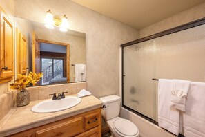 Hair dryer, towels