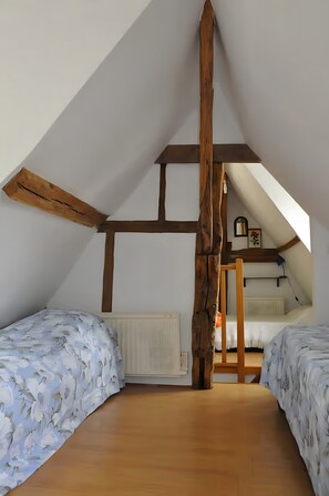 Room - Gîte La Salamandre: private terrace, garden, air conditioning, Cher view, 2 bedrooms (Savonnières)