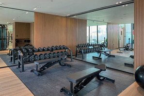 Fitness facility - Stylish 1 Bedroom in Binghatti Lavender JVC (Dubai)