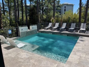 Pool - 17 Bradley Circle ~ Spacious Multi Family Beach House! (Hilton Head Island)