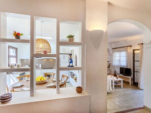 Dining - Relax white house in Piverd by Interhome (Pals)
