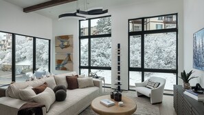 TV, fireplace - Stunning Slope Views + Hot Tub | Allegro Peak (Steamboat Springs)