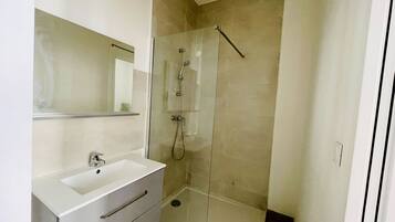 Shower, hair dryer