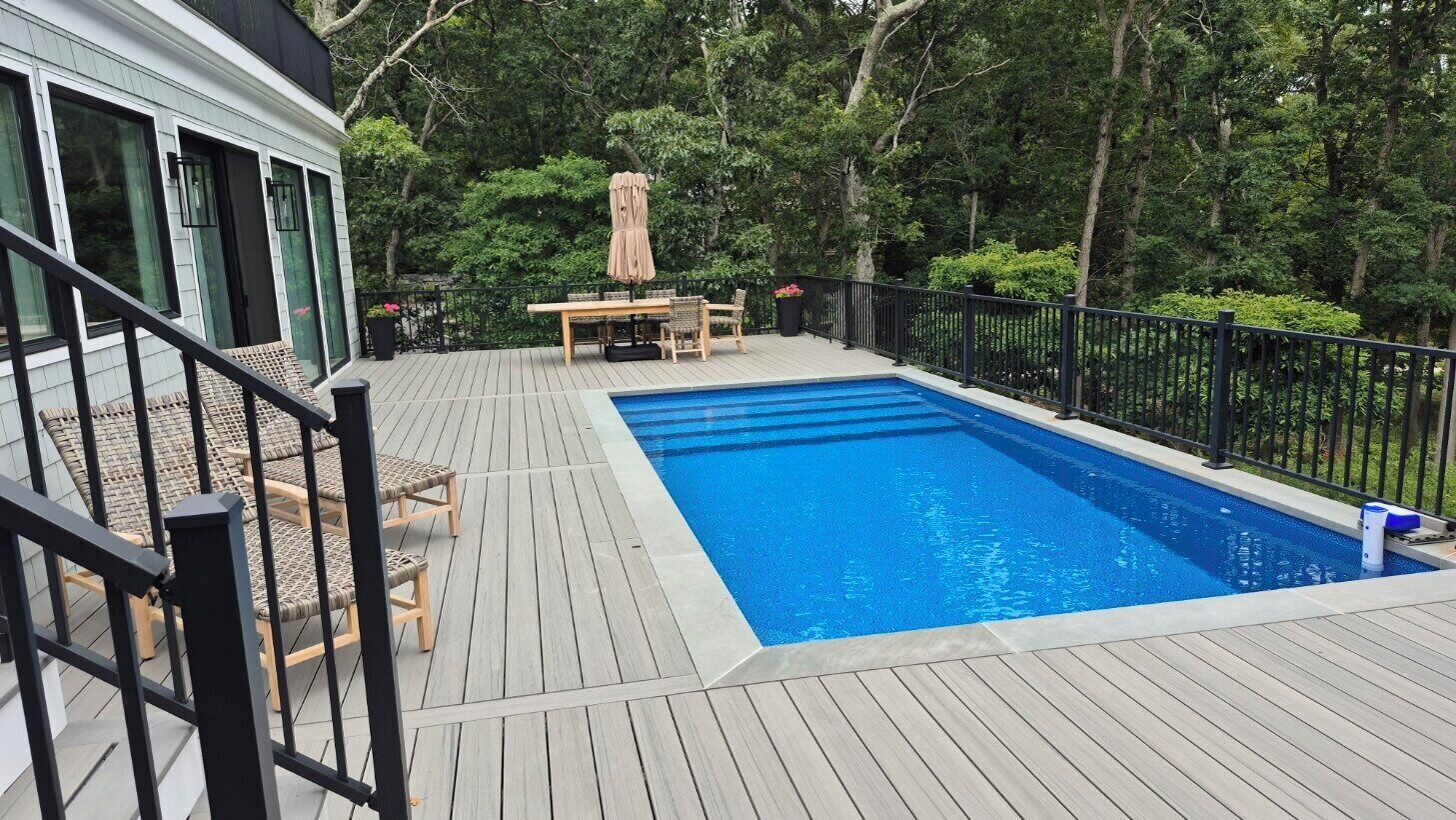 Beheizter Pool