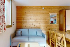 Living area - Les Arolles - La Plagne 1800 - Studio (La Plagne Tarentaise)