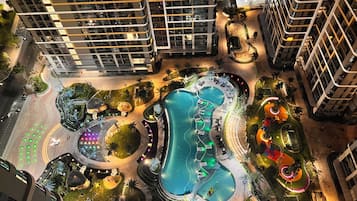 Deluxe House, Balcony, Pool View | Pool