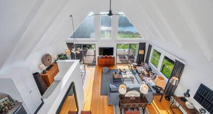 Tranquil Waterfront A-Frame Retreat in Southampton