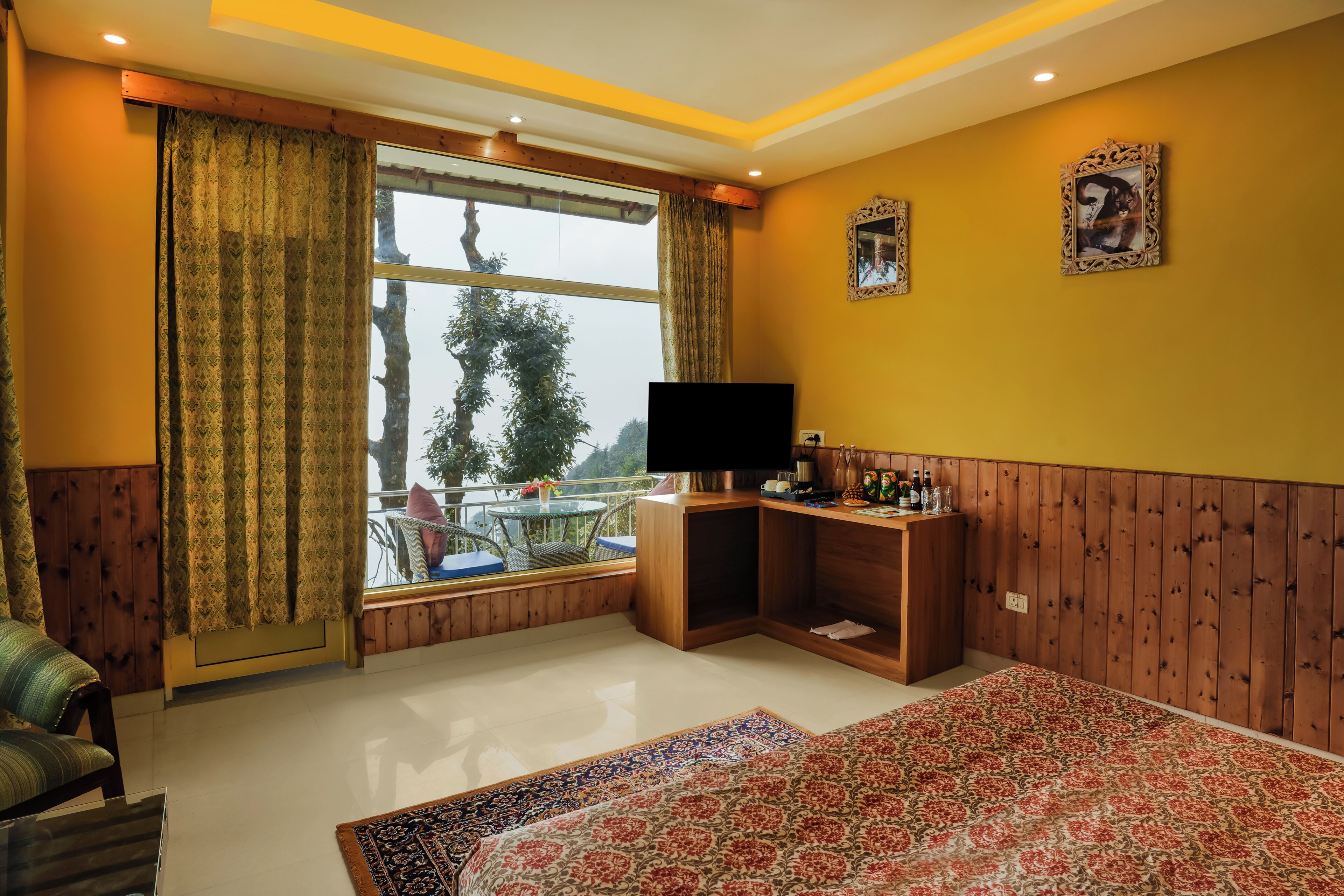 럭셔리 더블룸 또는 트윈룸, 언덕 전망