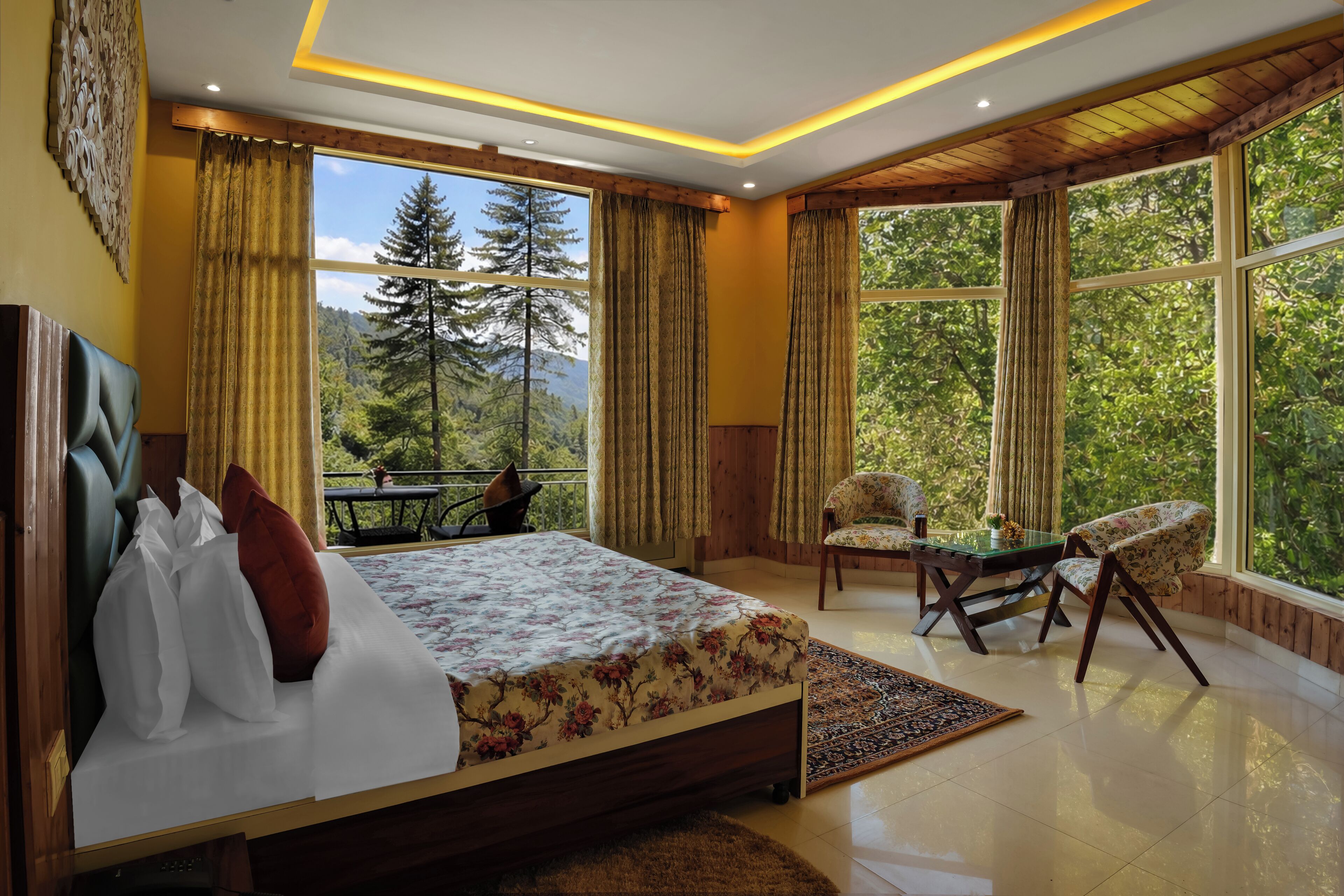 华丽双人房, 山景