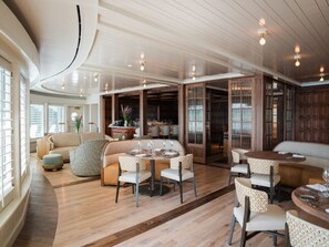 Dining - Balcony Suite Amidst Scenic Natural Beauty + Seasonal Pool, Marina, Courtyard (Lancaster County)