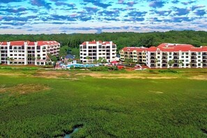 Exterior -  2-bedroom condo at Marriott Resort in Hilton Head Island.  Great rate and fun (Hilton Head Island)