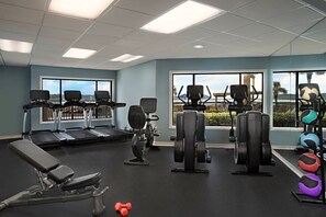 Fitness facility -  2-bedroom condo at Marriott Resort in Hilton Head Island.  Great rate and fun (Hilton Head Island)