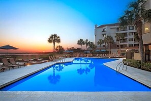 Pool -  2-bedroom condo at Marriott Resort in Hilton Head Island.  Great rate and fun (Hilton Head Island)