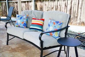 Terrace/patio - Borinquen Beach Getaway - Apt 1 | Minutes to Beach (Borinquen)