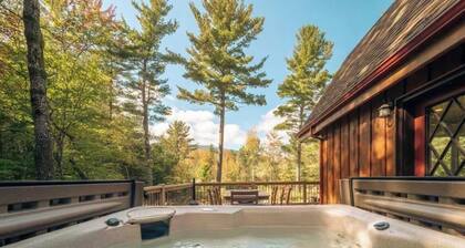 Charming-cozy-secluded Adirondack retreat-dog friendly in Wilmington, NY